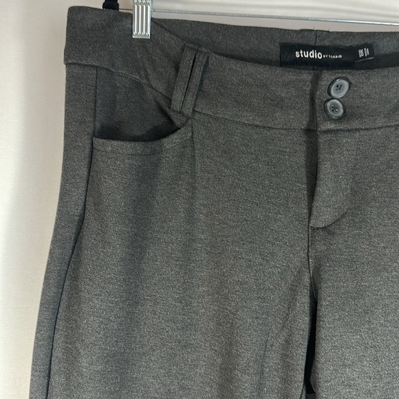 Torrid Dark Grey Trouser Slim Boot Ponte Pant 18R - Picture 3 of 7